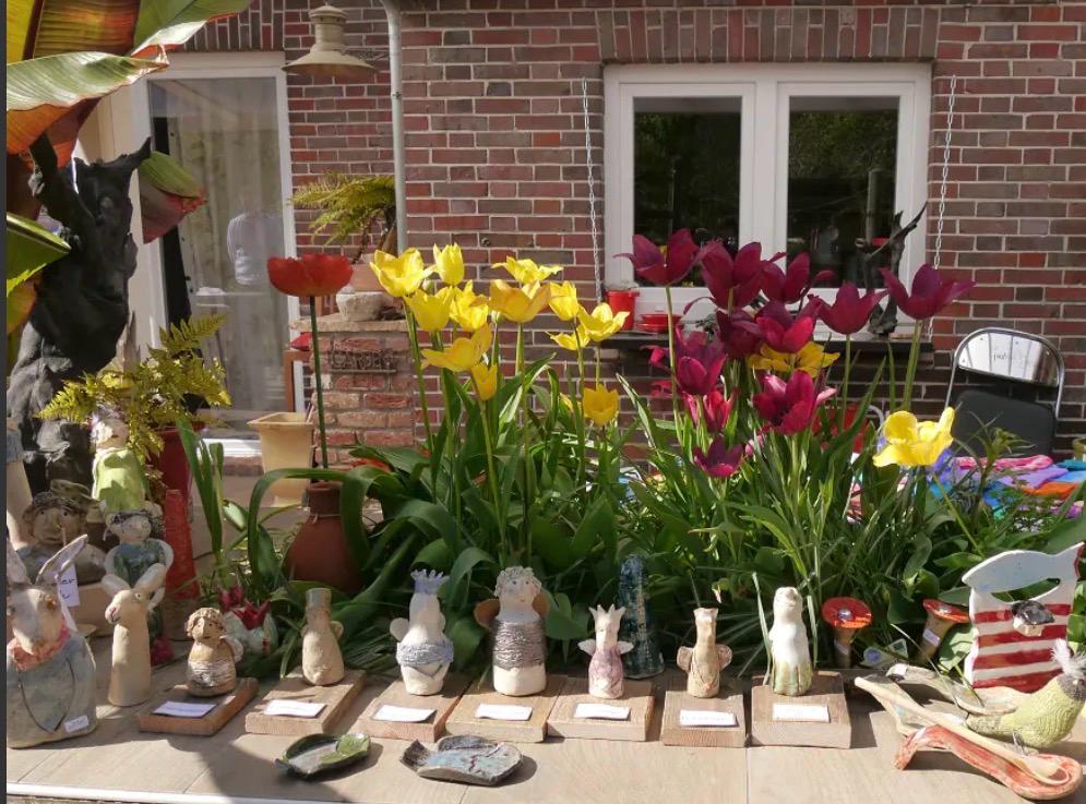 Garten und Kunstausstellung bei der freien Gartenberatung erna de wolff Ostfriesland Moormerland an der Küste Nordsee Leer Aurich Emden Niedersachsen fyp event Kunstausstellung Ostfriesland (6)